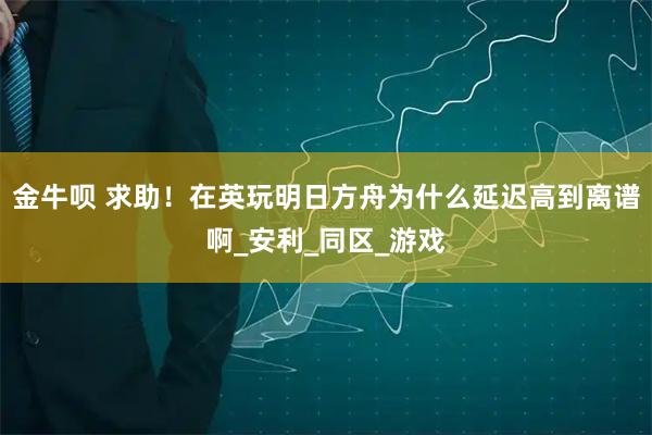 金牛呗 求助！在英玩明日方舟为什么延迟高到离谱啊_安利_同区_游戏