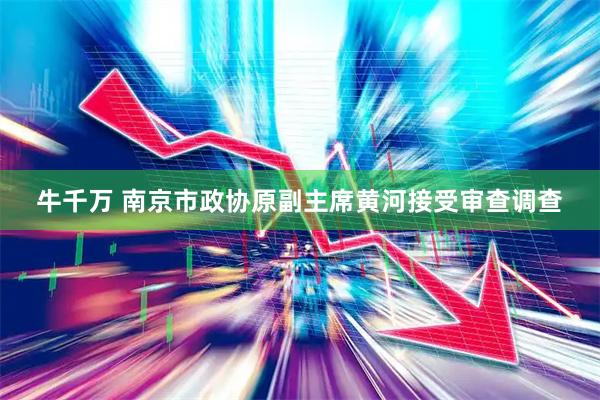 牛千万 南京市政协原副主席黄河接受审查调查